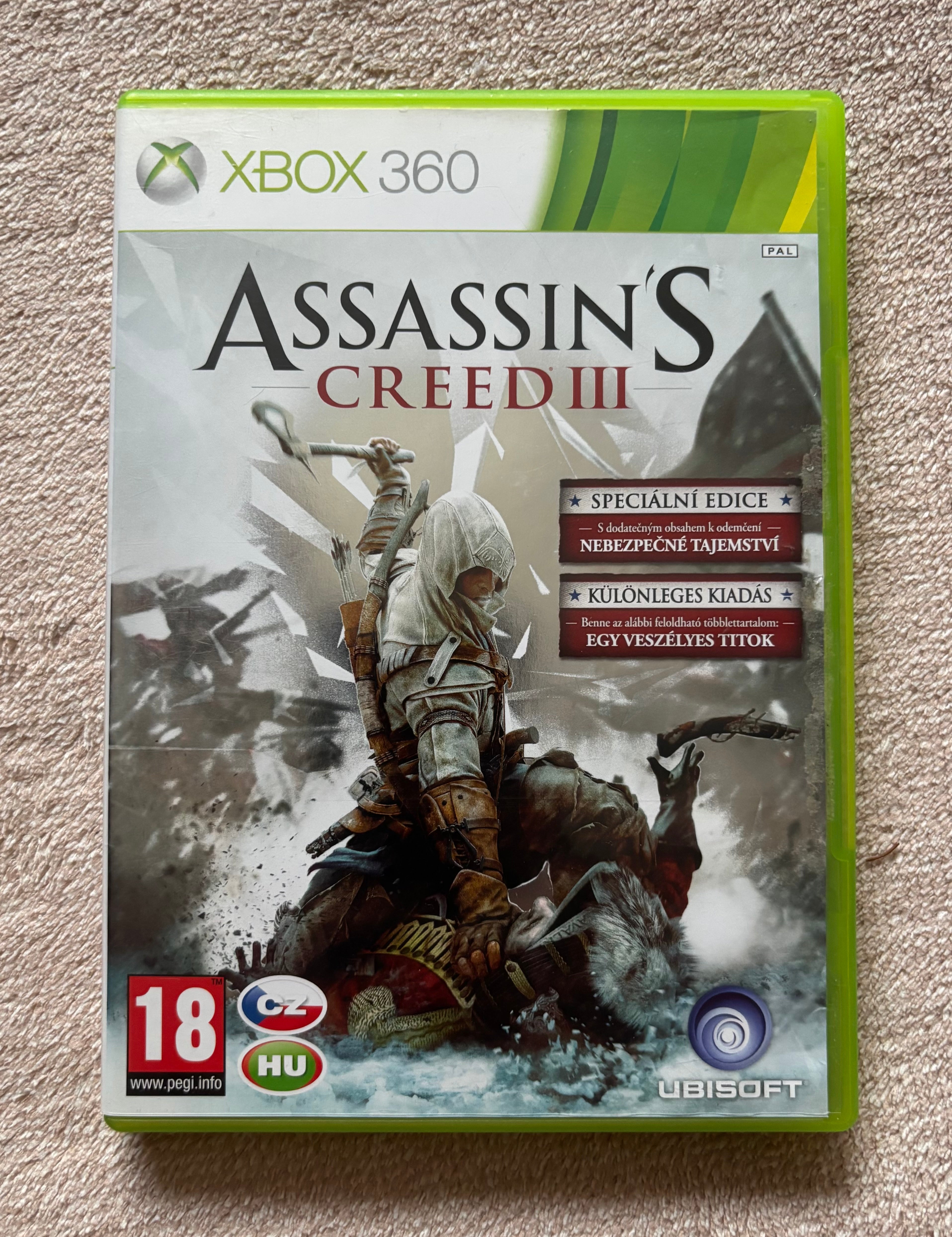 Assassin’s Creed III Xbox360 (magyar, használt)