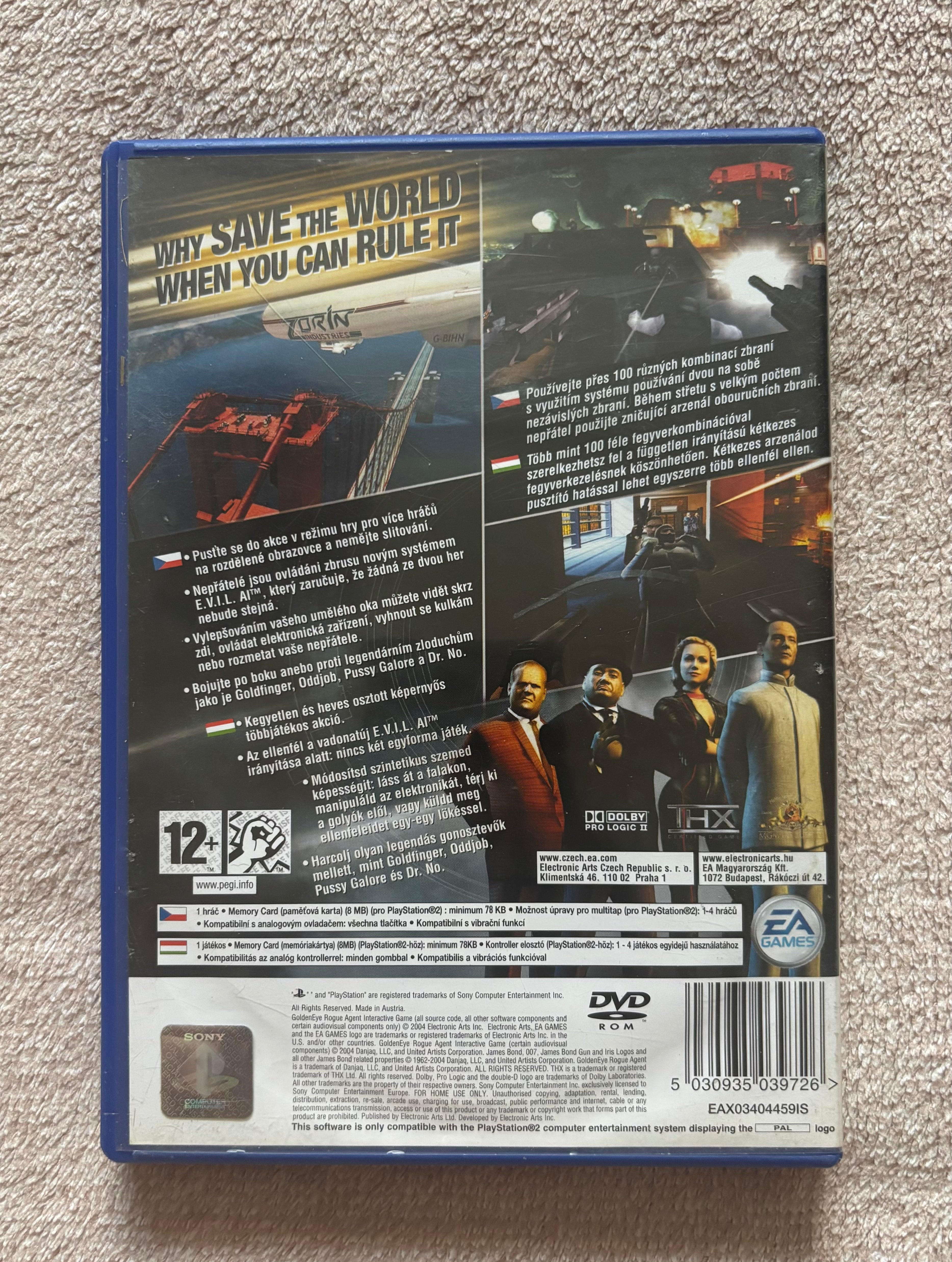 Goldeneye Rogue Agent PS2 (használt)