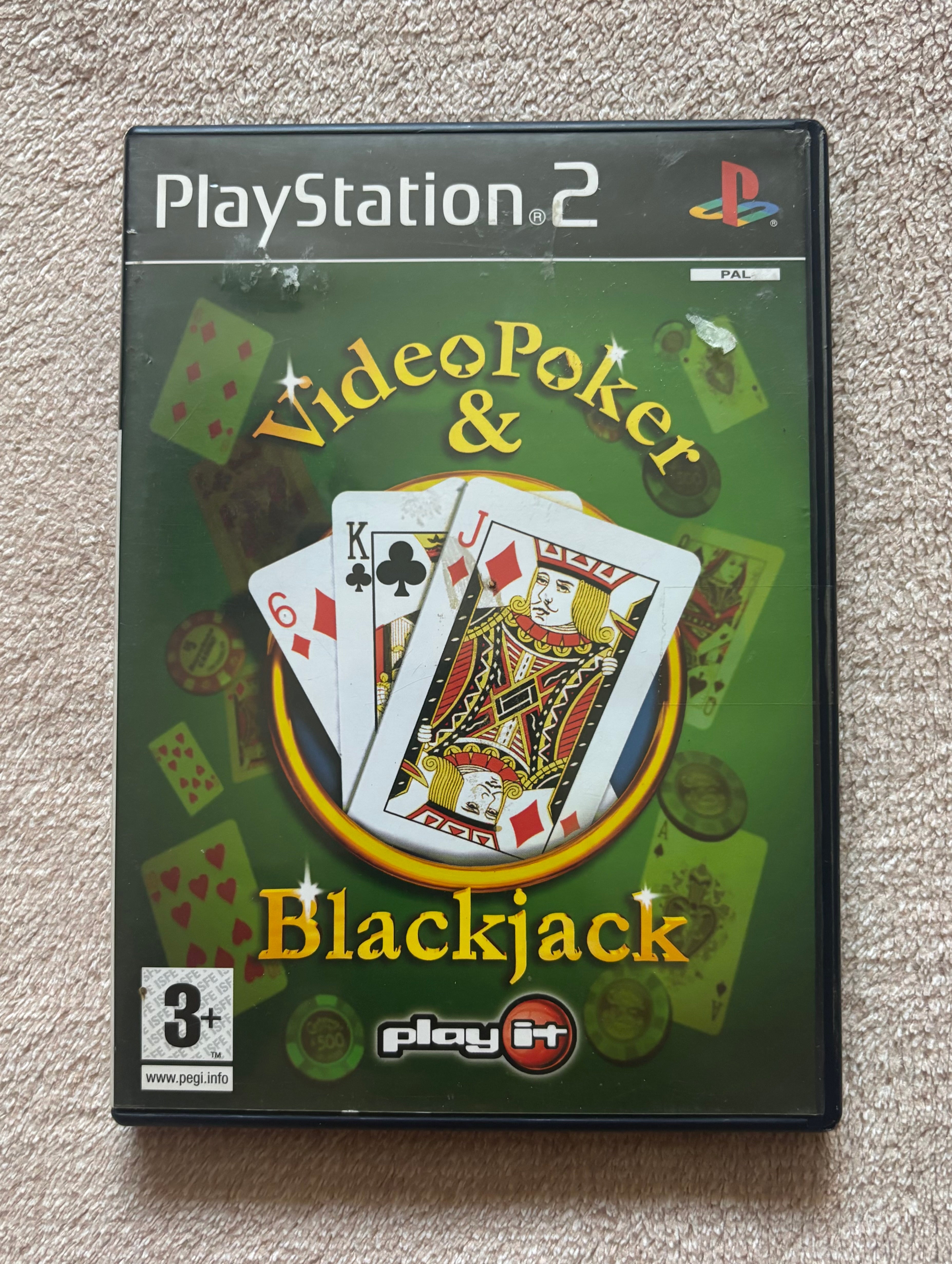 VideoPoker & Blackjack PS2 (használt)
