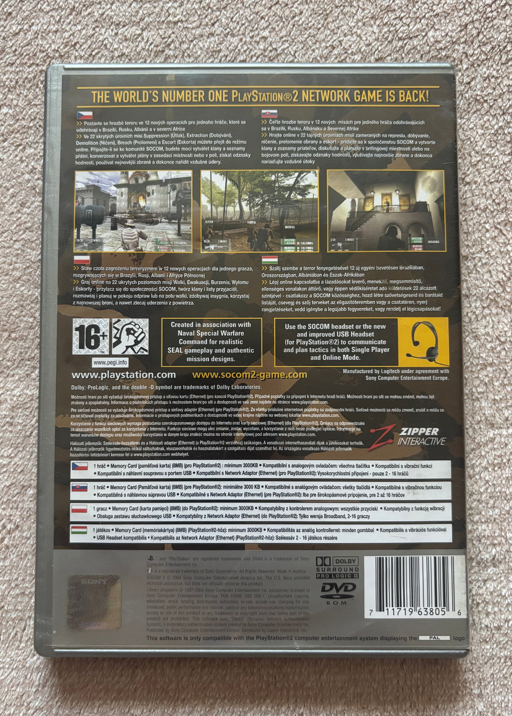 Socom II US Navy Seals PS2 (használt)