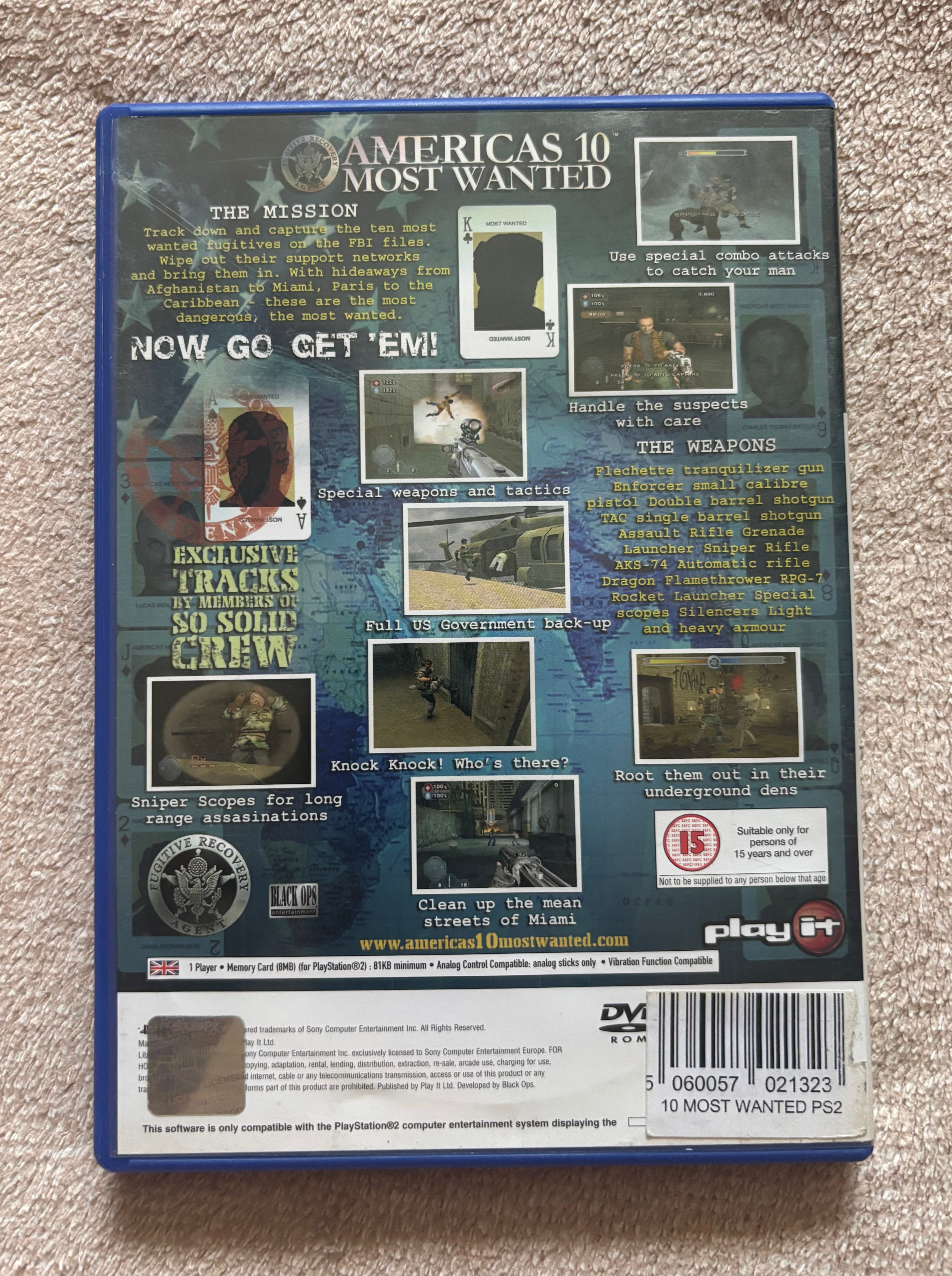 America’s 10 Most Wanted PS2 (használt)