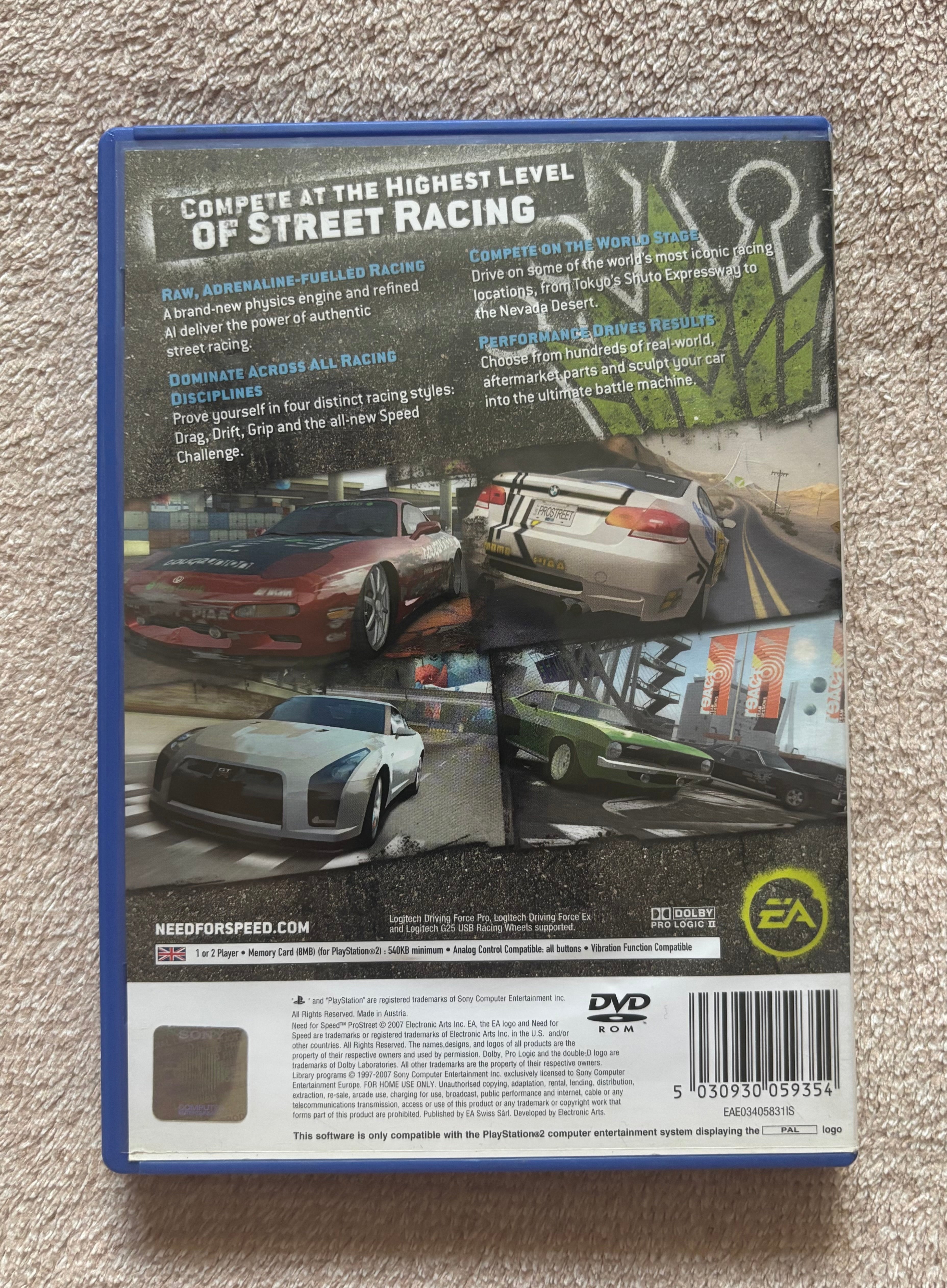 Need for Speed ProStreet PS2 (használt)