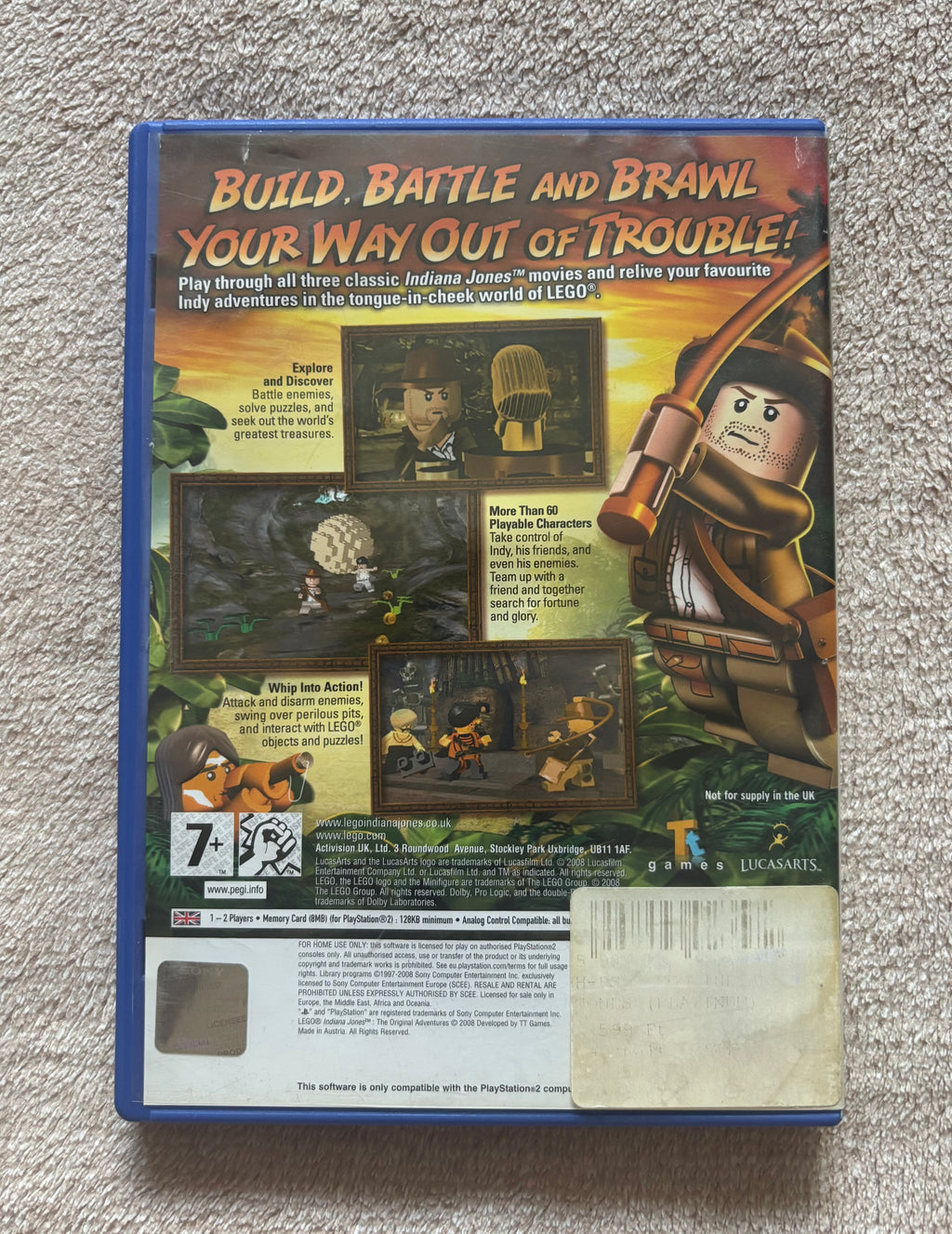 LEGO Indiana Jones Original Adventures PS2 (használt)