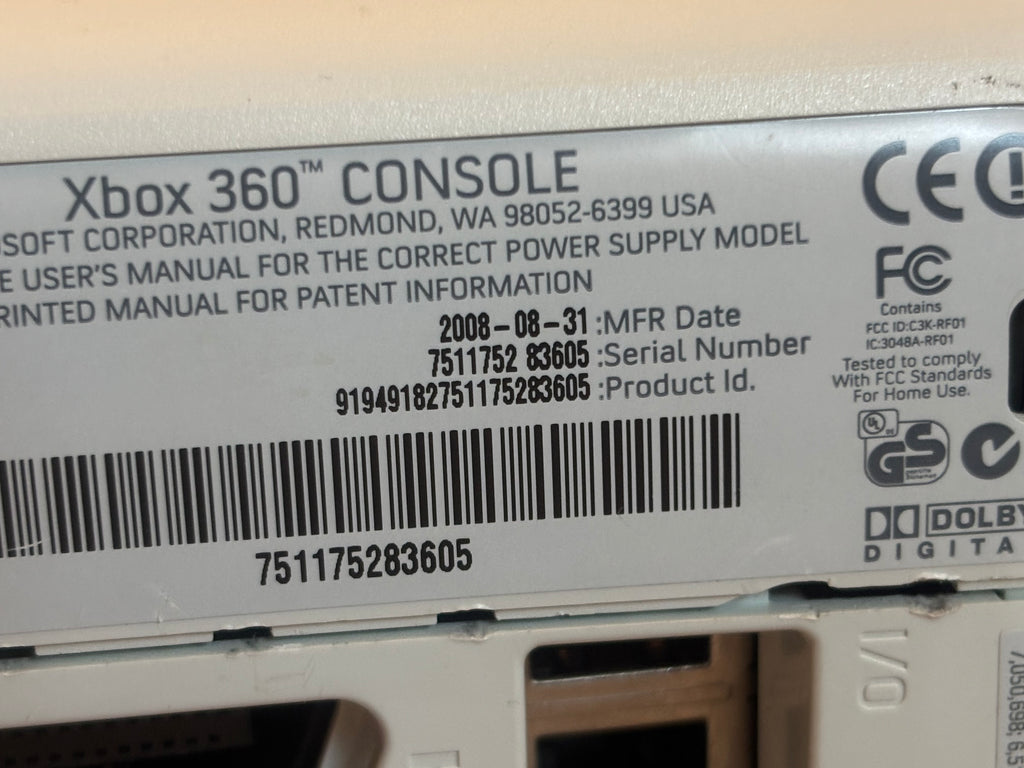 Xbox 360 FAT 60GB konzol (1db kontrollerrel, tápegységgel, használt)