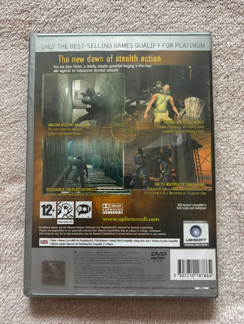 Tom Clancy’s Splinter Cell Pandora Tomorrow PS2 (használt)