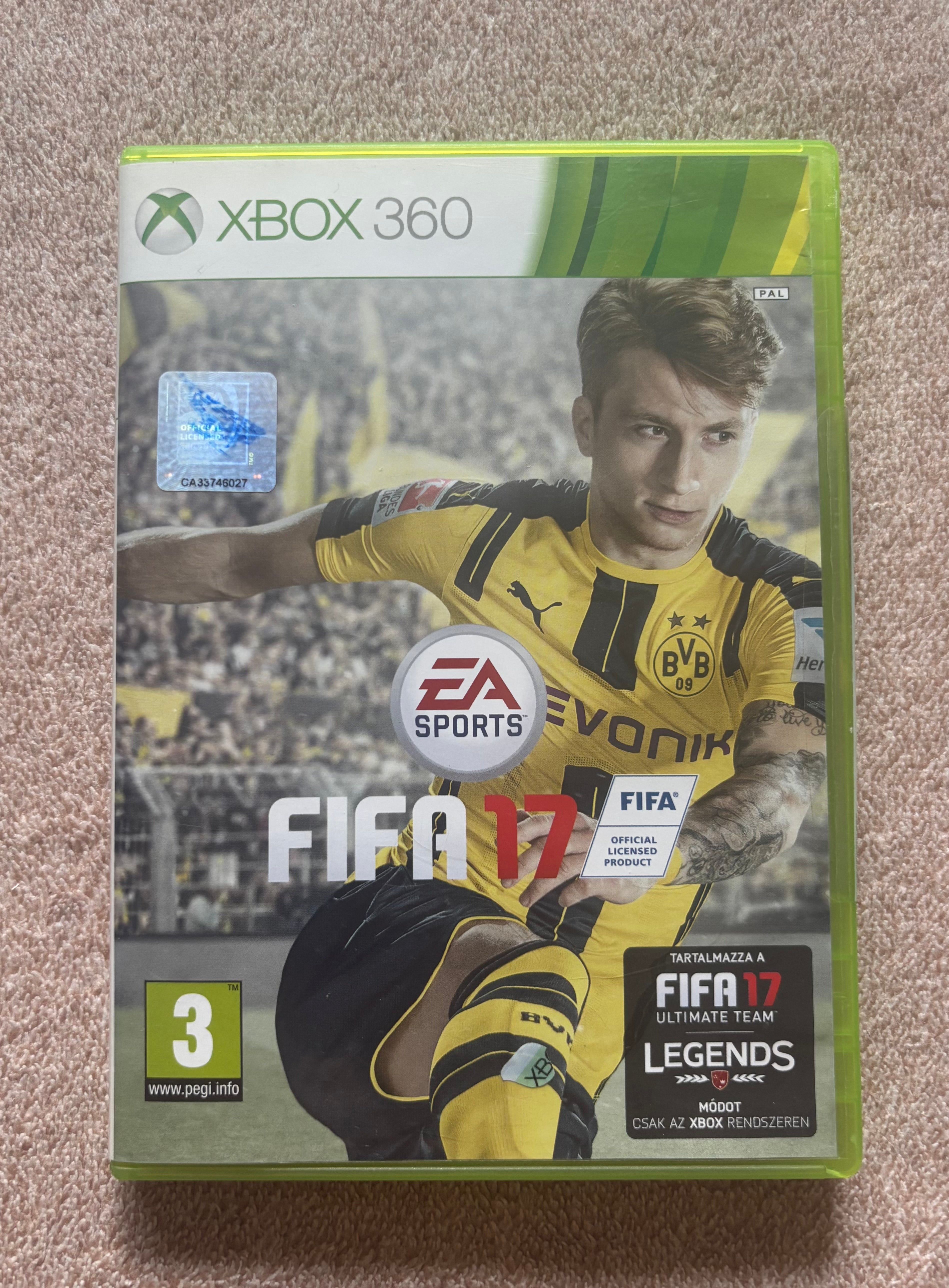 FIFA 17 Xbox360 (használt)