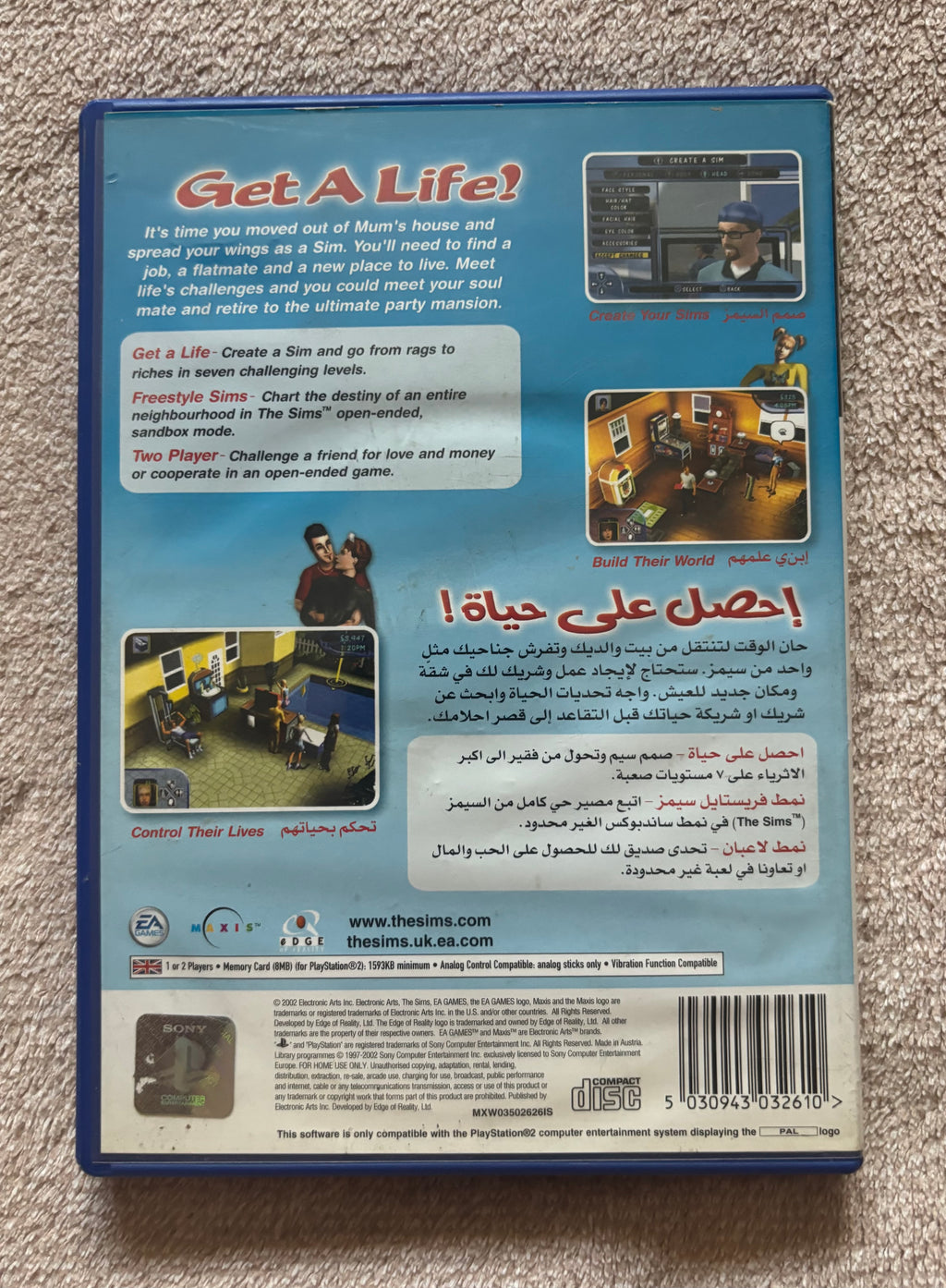 The Sims PS2 (használt)