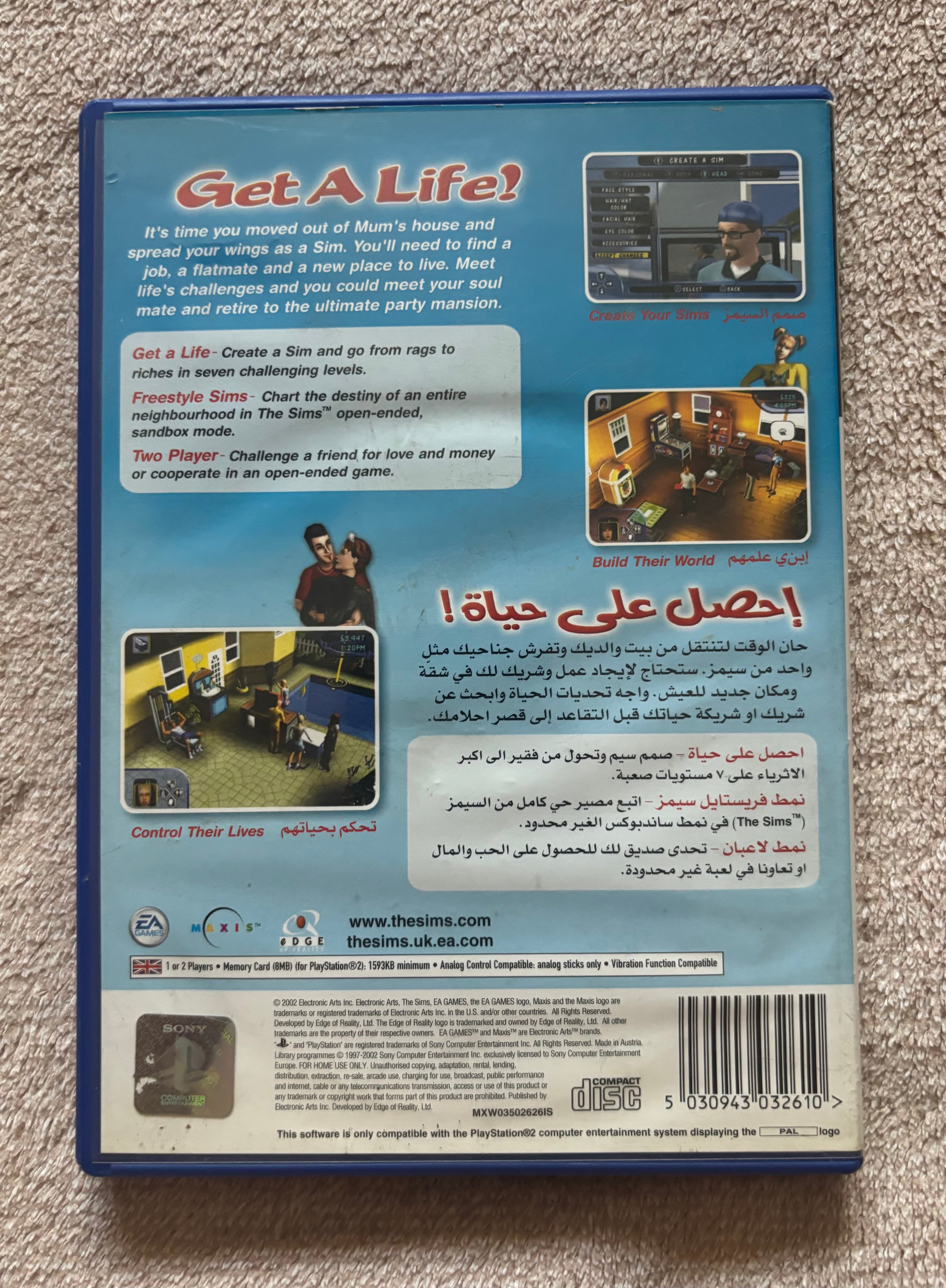 The Sims PS2 (használt)