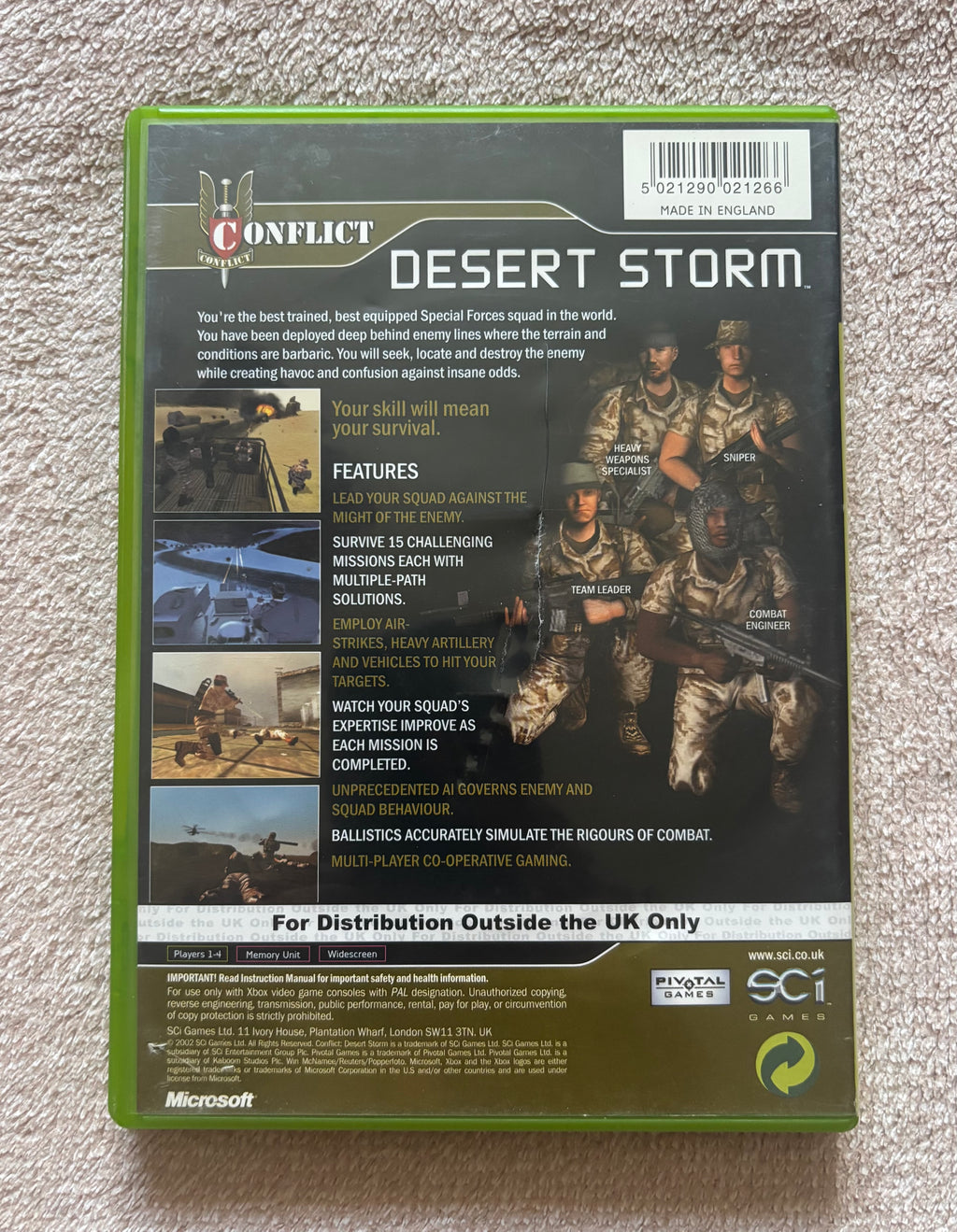 Conflict Desert Storm XBOX (használt)