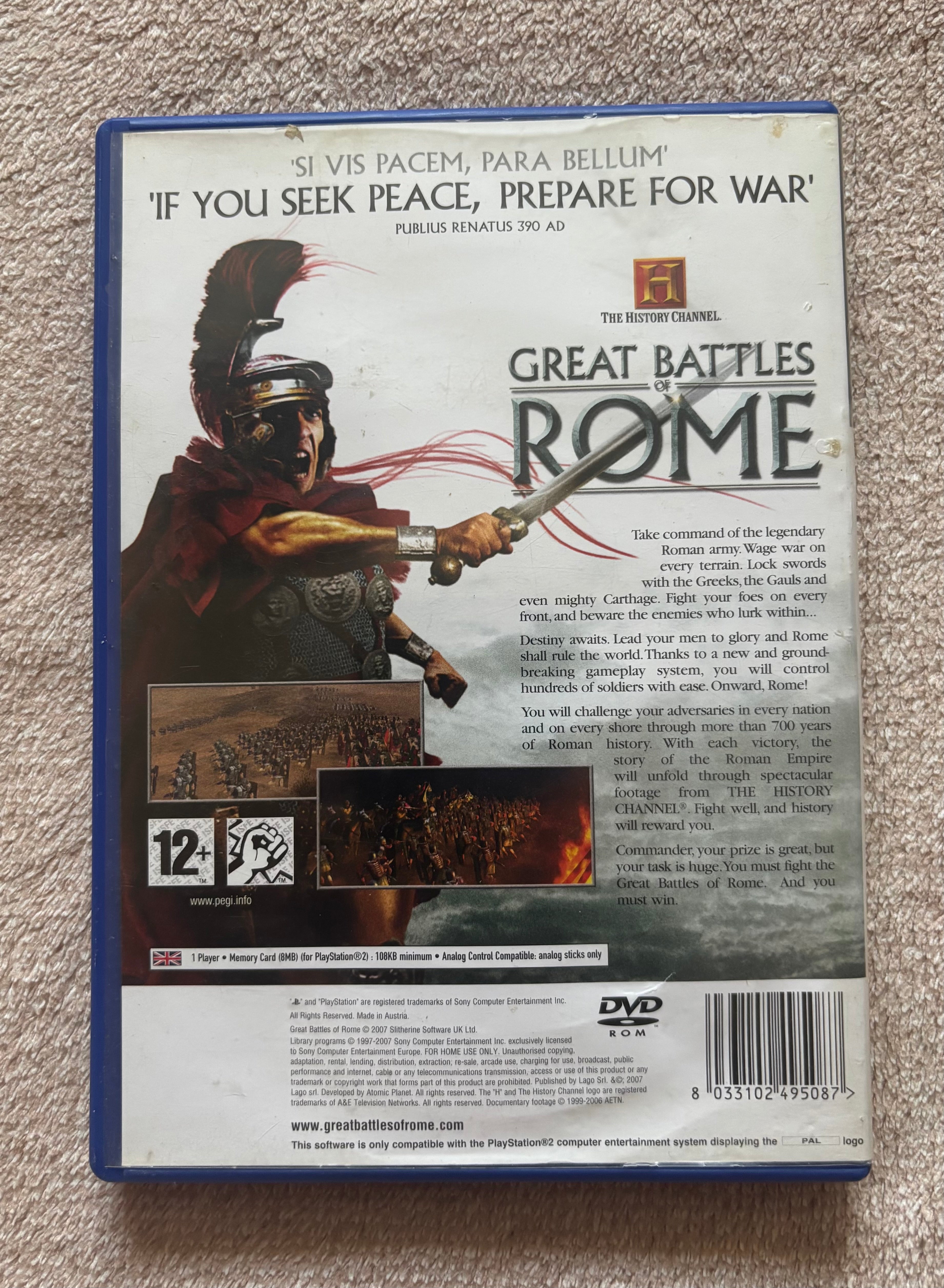 Great Battles of Rome PS2 (használt)