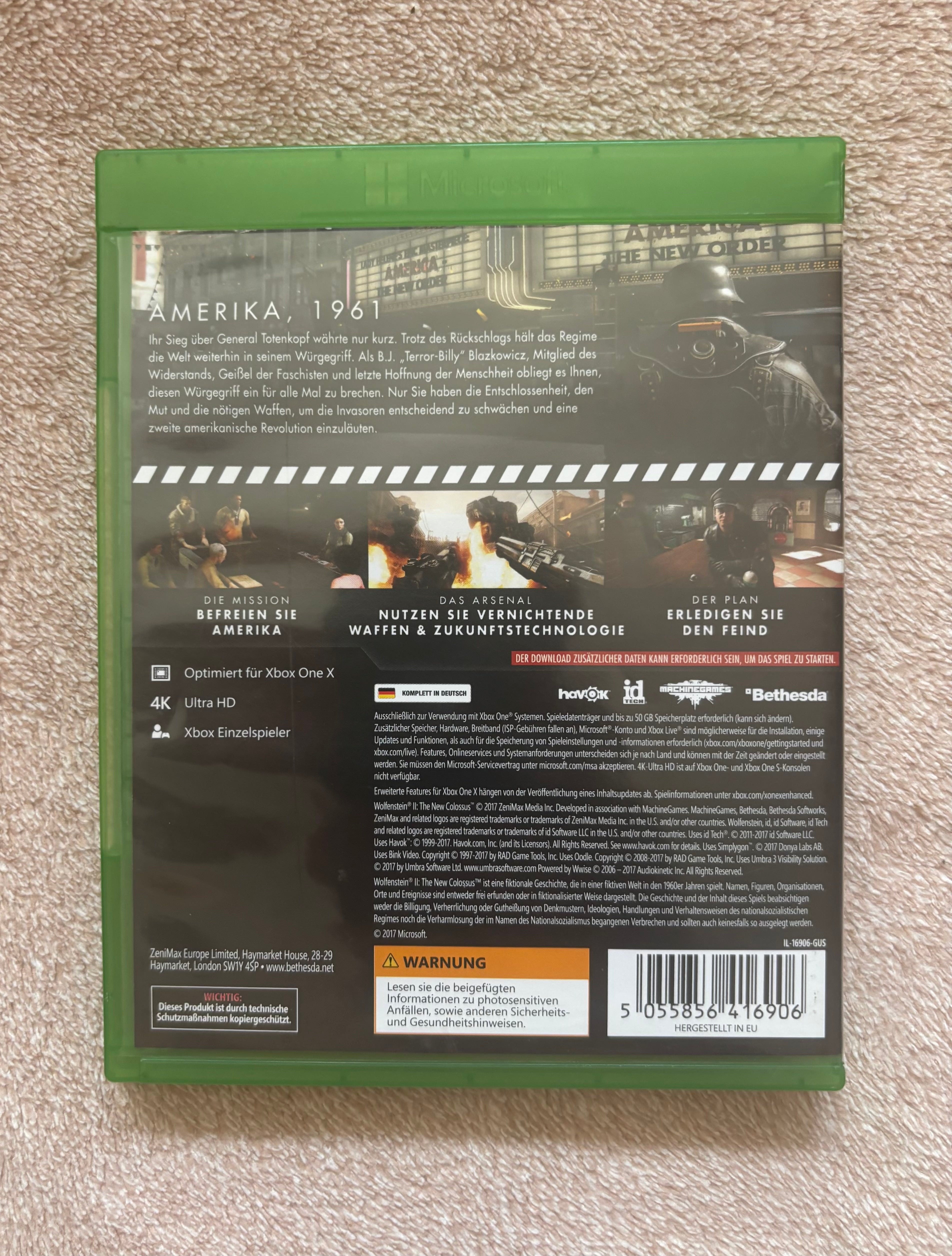 Wolfeinstein II Xbox ONE (használt)